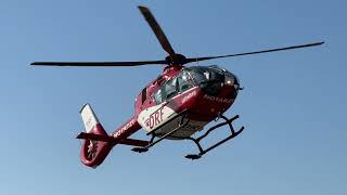 DRF Luftrettung  Landung Christoph 41  Airbus H135  DHRTC  Krankenhaus Leonberg [upl. by Bikales]