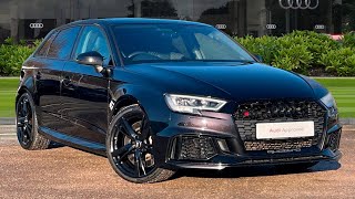 Approved Used Audi RS 3 Sportback Audi Sport Edition 400 PS S tronic  Preston Audi [upl. by Dleifxam]