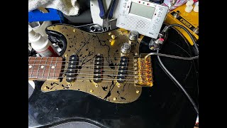 Intonating the 1994 Black Label Squier Series Strat  LIVE [upl. by Charley]