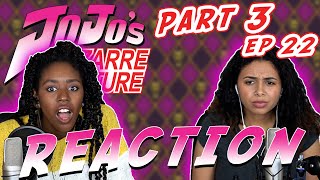 Jojos Bizarre Adventure Part 3 Episode 22 REACTION [upl. by Nedgo342]