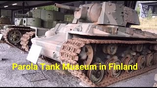 Parola Tank Museum WWII tanks Pz IV  StuG  BT42  ISU 152  T34  T28 T26 [upl. by Nilrev]