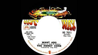 1971 HITS ARCHIVE Want Ads  The Honey Cone a 1 recordmono 45 [upl. by Reni]