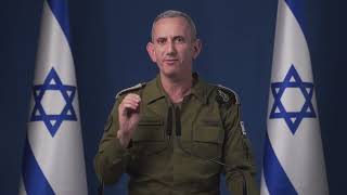 IDF Spokesperson Daniel Hagari issues an urgent message to Lebanese civilians [upl. by Assylem]