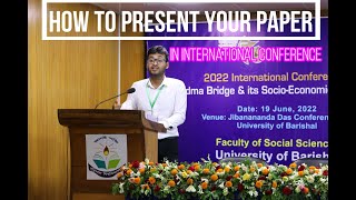 How to Present Research Paper in International Conference [upl. by Roseanne]