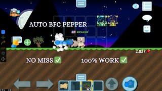 AUTO BFG PEPPER GROWTOPIA   AUTO CLICKER TERBARU 2024 [upl. by Clemmy672]