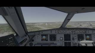 a320 inibulids landing in cockpit view [upl. by Ethbinium]