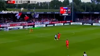 Almere City FC 01 AZ Alkmaar Goal Ibrahim Sadiq [upl. by Karyl160]