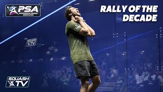 TOP 10 MENS SQUASH RALLIES OF THE DECADE [upl. by Orfinger668]