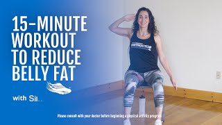 15Minute Workout to Reduce Belly Fat [upl. by Gnihc]