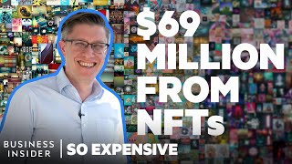 Beeple Explains The Absurdity Of NFTs  So Expensive [upl. by Laenej]