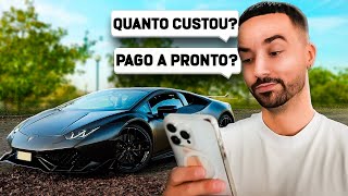 RESPONDI a TUDO sobre o meu LAMBORGHINI [upl. by Aihsem]