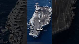 Why US Aircraft Carriers Sail Into Hurricanes aircraftcarrier [upl. by Norrat361]