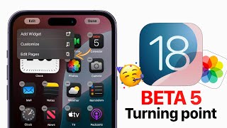 iOS 18 Beta 5  BEST Update Yet [upl. by Anoet928]