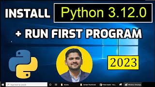 How to install Python 3120 on Windows 10 [upl. by Corinne]