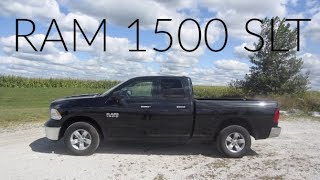 2017 RAM 1500 SLT 4x4 36L V6 Quad Cab  Full Rental Car Review [upl. by Anitram]