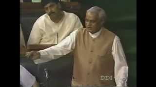 Vajpayee Historical Speech in Parliament on Confidence Motion  1996 [upl. by Uis]