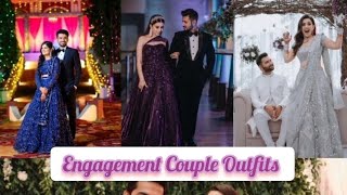 👔👗Latest Engagement Dresses For Couple  😍 Engagement Couple Dress Indian 2024 [upl. by Aihsila]