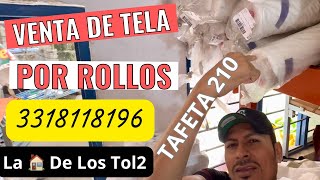 VENTA DE TELA TAFETA 210 Hilos La ideal Para Los Toldos o Carpas [upl. by Ophelie]