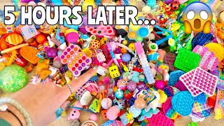 ORGANIZING MY GIANT FIDGET COLLECTION 😱😳ODDLY SATISFYING Pop It  Squishmallow Collection Tour [upl. by Arria]