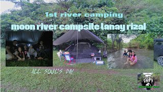 Camping at Moon River Campsite  Camping  river crossing  1st camping  River [upl. by Anileva334]