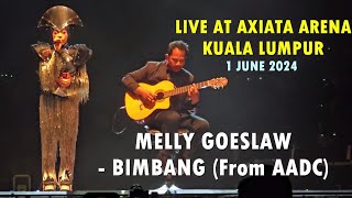 Melly Goeslaw  Bimbang LIVE at Axiata Arena Kuala Lumpur 2024 [upl. by Tiertza]