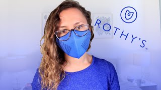 Rothys Face Mask Review amp Tryon 😷 [upl. by Hymie765]