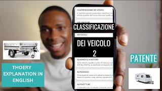 CLASSIFICAZIONE DEI VEICOLI PT2  PATENTE B  ENGLISH THEORY [upl. by Lara984]