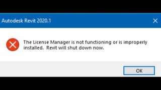 How to fix the license manager is not functioning on Revit 2020 [upl. by Riti]