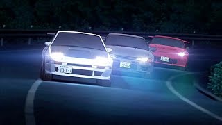 INITIAL D FC3S VS R32 VS Z33 with Dual Rozes [upl. by Sabina]