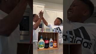 Dad amp Son Guess the Drink Challenge Who WON 😂 shorts [upl. by Terr]