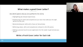 How to write a unique United Nations UN system cover letter in 2023 [upl. by Frieda]