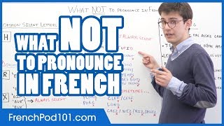 Improve Your French Pronunciation  What NOT to pronounce [upl. by Nilak]