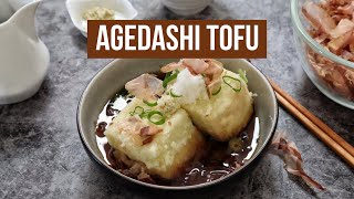 Agedashi Tofu Recipe  How to Cook at Home [upl. by Raddatz]