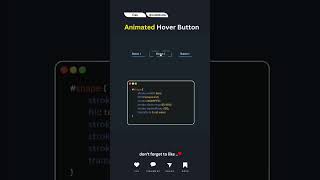 Hover button animation htmlcssjshoverbuttonanimation [upl. by Yanahs]