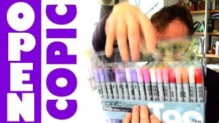 Copic Ciao Markers unboxing [upl. by Feldt872]