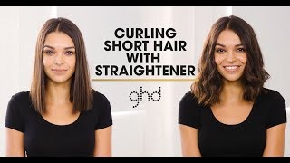 How to curl hair with straighteners  ghd techniques [upl. by Loise353]