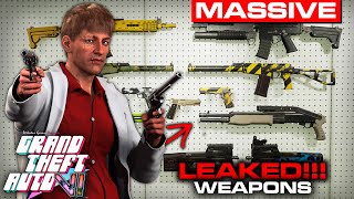 GTA 6  Massive LEAKED Weapons Information [upl. by Ansilma]