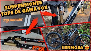 SUSPENSIONES TOPE DE GAMA A MI TREK  SHOCK FOX FLOAT X Y FOX FACTORY 36 kashima 😍 [upl. by Fulcher]