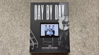 ♡Unboxing TXT 투모로우바이투게더 2023 Season’s Greetings Day By Day♡ [upl. by Leiser963]