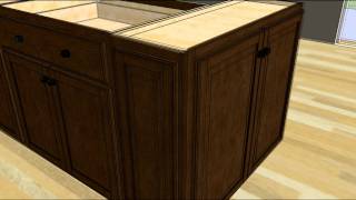 Kitchen Design Tip  Designing an Island with Wall Cabinet Ends [upl. by Ymia]