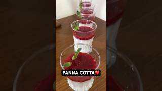 PANNA COTTA❤️ pannacotta pannacottarecipe sütlütatlı sütlutatlilar meyvelikek meyvelipasta [upl. by Anselma]