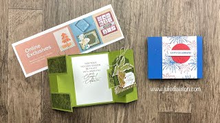 20 Stampin Up July 2024 Online Exclusives Card Ideas  7424 Thursday Night Stamp Therapy [upl. by Enovad]