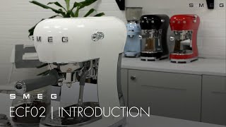 Introducing the Espresso Coffee Machine  Smeg ECF02 [upl. by Dorolice]