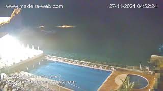 Penha de França Mar Live Webcam wwwmadeirawebcom [upl. by Airdnaid]