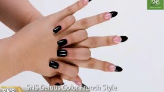 SNS Nails  Signature Nail Systems How to do SNS Gelous Color French Style [upl. by Stephine613]