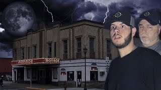 OVERNIGHT Inside Ohios Most HAUNTED Theater  Spirits of The Monroe Theater [upl. by Yehs]