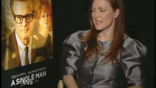 JULIANNE MOORE ANS A SINGLE MAN INTERVIEW [upl. by Burchett907]