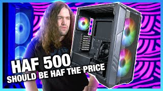 Cooler Master Has Lost Its Mind Overpriced HAF 500 Case Review [upl. by Nivlac]