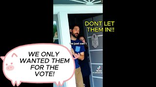 PrankKamala Harris Supporters Refuse to Take In Migrants Into There Homes [upl. by Tneicniv]