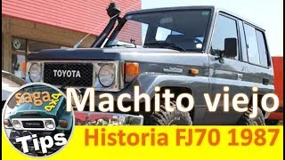 Machito LandCruiser fj70 1987 Historia de reemplazo del Macho Toyota Venezuela fj40 [upl. by Nissie]